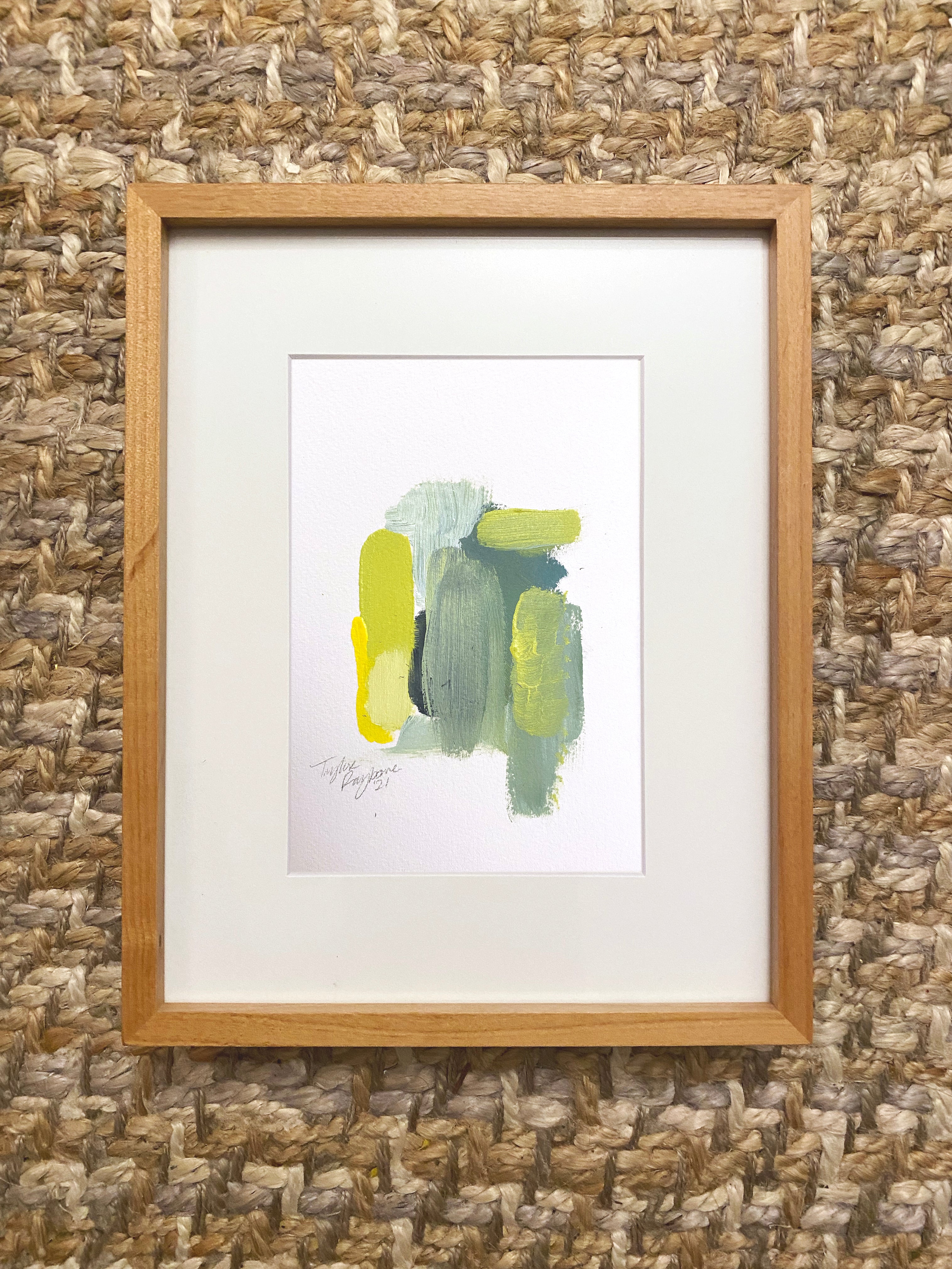 Lime Light Hydrangea | Abstract Work on Paper