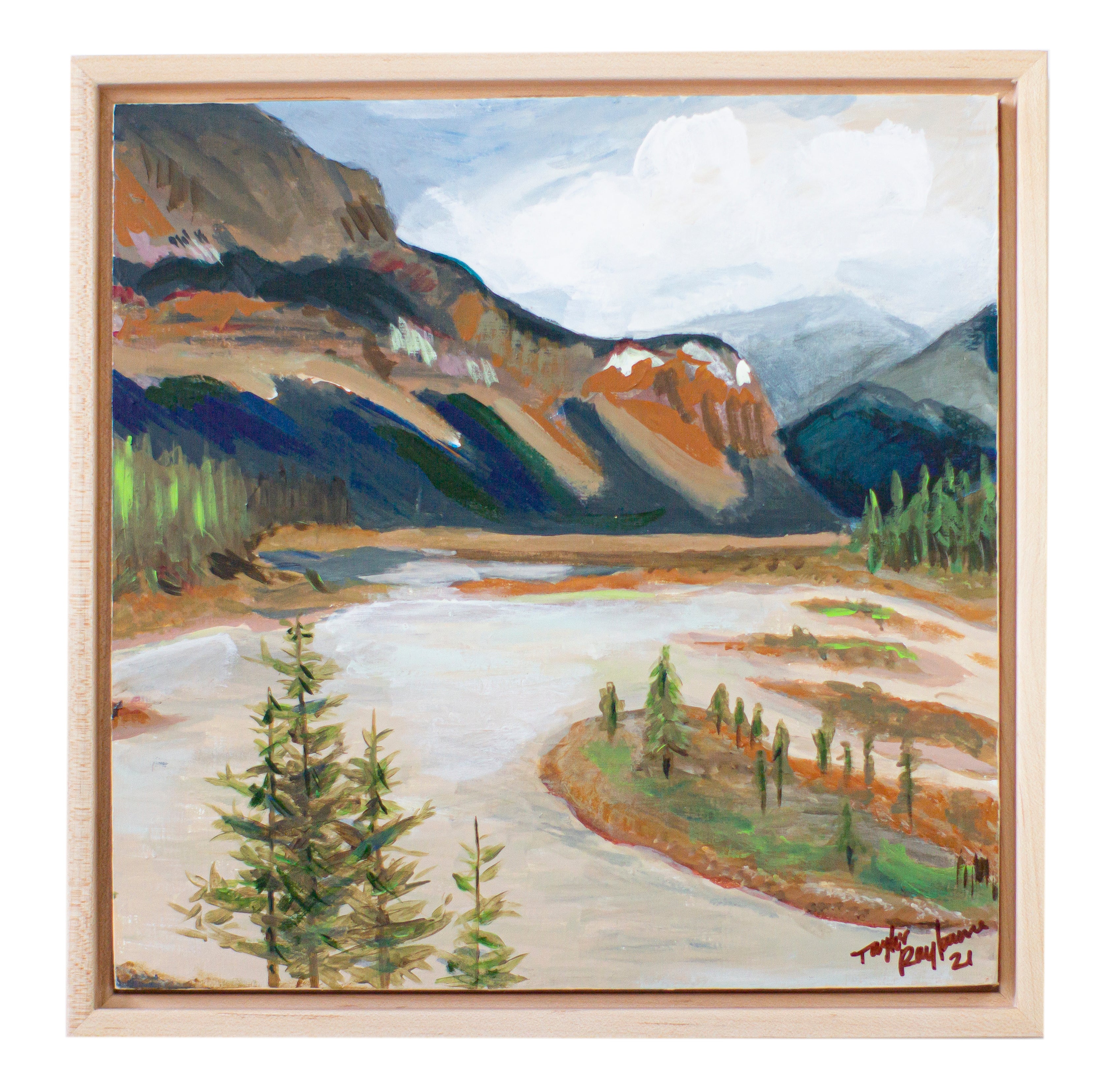 Mountain Stream Original Painting